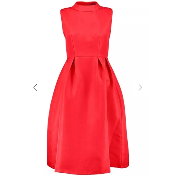 💋 Red Special Occasion Dress - Picture 4 of 4